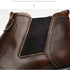 Stylish Genuine Leather Ankle Boots for Men - Casual British Work Shoes