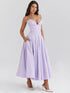 Mingmingxi Summer Strapless Bodycon Dresses Women Elegant Party Dresses