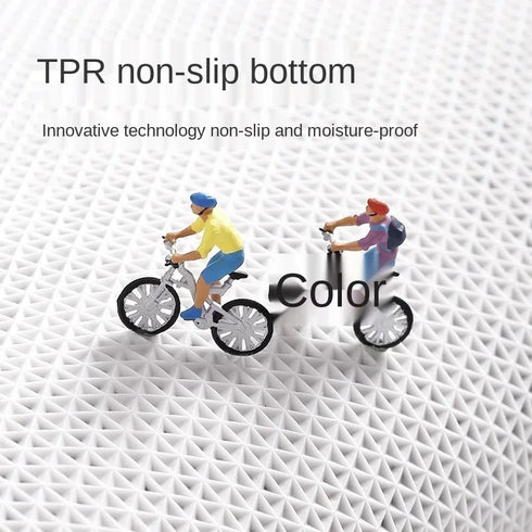 Soft Plush Bathroom Carpet Non-Slip Absorbent Floor Mat Thick Rug