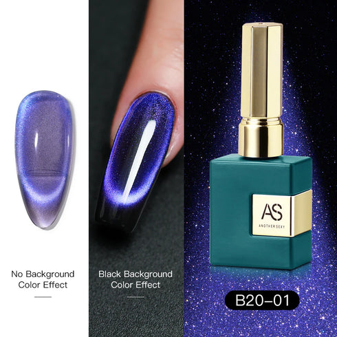 Magnetic Cat Eye Nail Gel Polish - 15ml 9D Shiny Galaxy Effect Soak Off Varnish for Stunning Nail Art, Long Lasting Manicure Essential