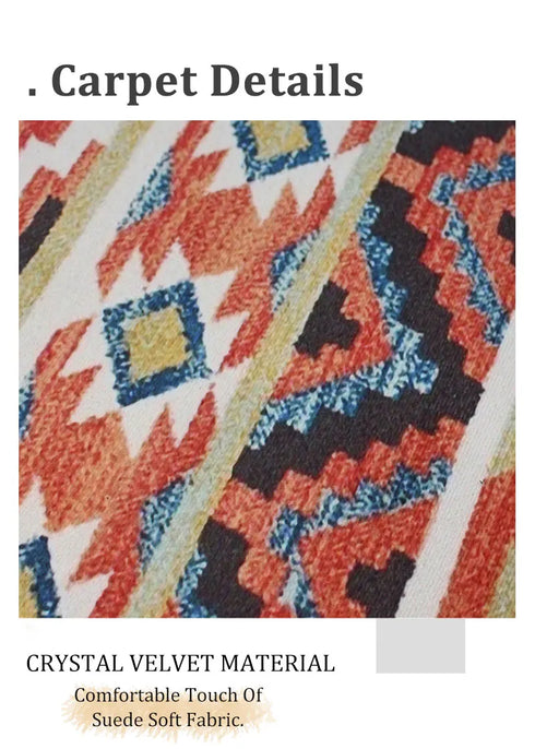 Luxury Persian Large Size Carpet for Living Room Decor Non-Slip Washable Rug