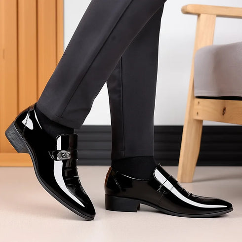 Leather Casual Shoes for Men Office Work and Wedding Oxford Loafers