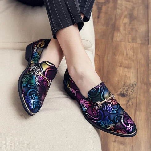 Stylish Italian Leather Dress Loafers for Men - Elegant Slip-on Moccasins Perfect for Business, Weddings, and Parties - Premium Formal Footwear for Every Occasion