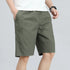 Plus Size Men's Casual Cotton Summer Knee Shorts Sports