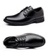 Leather Shoes for Men Casual Derby Square Toe Business Style