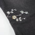 Floral Embroidery Vintage Low Rise Flared Jeans Women