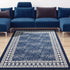 Modern Bordered Rugs for Living Room and Bedroom Decorative Area Carpet Non-slip Floor Mat