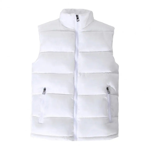 Men's Thermal Sleeveless Padded Vest - Casual Outdoor Body Warmer for Hiking and Winter Wear, Stylish and Functional Down Cotton Jacket, Windproof Design, Perfect for Autumn and Winter Adventures