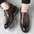 Leather Breathable Men's Casual Shoes Slip-On Loafers for Spring and Autumn