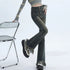 Ripped High Waist Flared Jeans For Women Retro Denim Trousers Casual Street Style Classic Fit