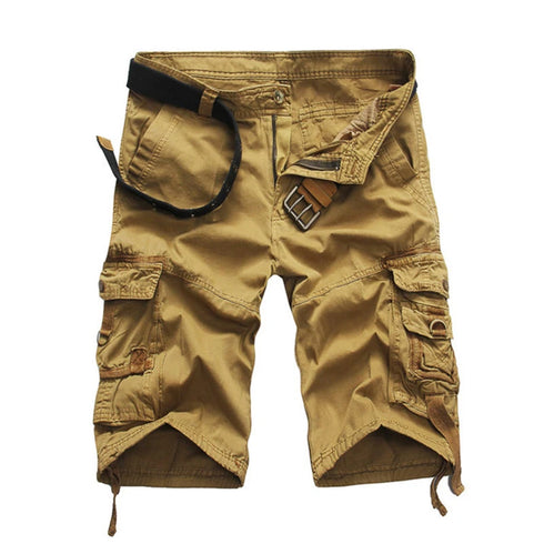 Summer Cargo Shorts Men Cool Camouflage Casual Pants Camo