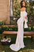 Mozision Lace Off-shoulder Sexy Maxi Dress Elegant Evening Dress