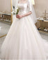 Wedding Dress Bridal Gown Ball Gown Silhouette With Lace Up Back Plus Size Half Sleeve Embroidered Organza