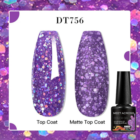 Vibrant 7.3ml Semi-Permanent Gel Nail Polish for Stunning Nail Art and Manicure - Soak Off LED UV Varnish for Long-Lasting Beauty