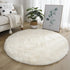 Plush Round Rug Mat for Living Room and Bedroom Home Decor