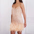 Party Dress Evening Luxury Women Clothes Tassel Fringed Bodycon Outfits