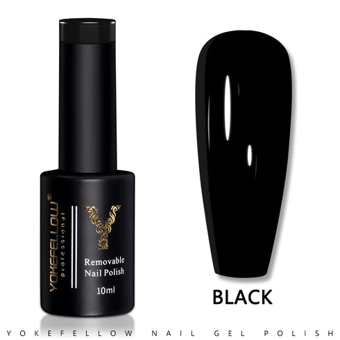 Vibrant 10ML Semi-Permanent Gel Nail Polish for Stunning Manicures - Low Odor Long-Wear Varnish - Ideal for Spring and Summer Nail Art