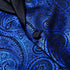 Men's Slim Fit Single Button Paisley Blazer Jacket for Business, Party, Wedding, and Prom - Stylish Formal Wear for All Seasons