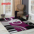 Nordic Geometric Square Carpet for Living Room and Bedroom Luxury Non-Slip Floor Mat