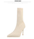 Sexy Sock Boots Knitting Stretch High Heels for Women Fashion Shoes Ankle Boots