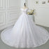 Maria Novia Off The Shoulder Princess Sweetheart Wedding Dress For Women Glitter Vintage Bride Bridal