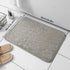 Pebble Embossed Coral Velvet Bathroom Non Slip Mat Quick Drying Machine Washable Floor Rug