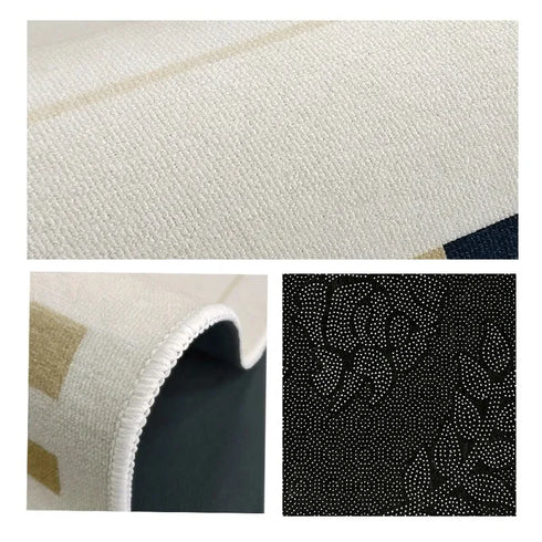 Modern Minimalist Large Area Rug for Living Room and Bedroom Decor