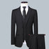 Elegant Men's 3-Piece Suit Set - Blazer, Waistcoat & Trousers for Business, Weddings, and Job Interviews - Slim Fit Smart Casual Attire for Every Season