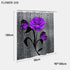 Red Rose and Butterfly Bathroom Mat and Shower Curtain Set Waterproof Eco-Friendly Design