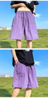 Men's Shorts Pants Summer Casual Drawstring Baggy Trousers