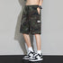 Summer Camouflage Cargo Shorts Men Pocket Casual Outdoor Pants