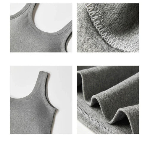 Casual Women's Off Shoulder Crop Tank Tops - Summer Ribbed Cotton Sports Vest for Y2K Style and Comfortable Everyday Wear