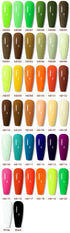 Vibrant 10ML Semi-Permanent Gel Nail Polish for Stunning Manicures - Low Odor Long-Wear Varnish - Ideal for Spring and Summer Nail Art