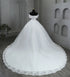 Plus Size White Wedding Dresses Off The Shoulder Wedding Gowns Elegant Long Appliques Pearls Bridal Dress