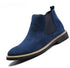 Casual Men's Chelsea Boots - Stylish Slip-On Cow Suede Leather Footwear for Everyday Wear