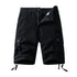 Men's Cotton Shorts Casual Sports Tactical Bermuda Knee Length Streetwear