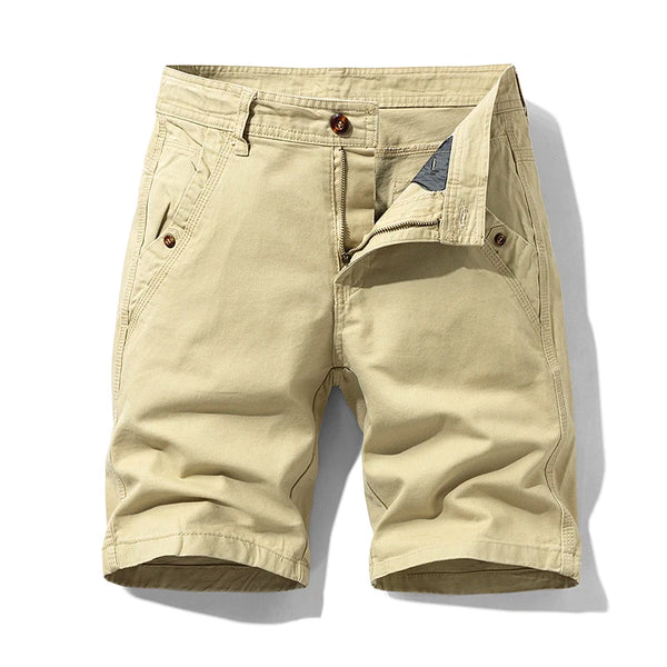 Summer Thin Multi Pocket Cotton Workwear Shorts for Men