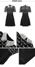 Summer Sweet Black Formal Occasion Short Dress Women Clothes Elegant Luxury A-Line Mini Party Prom Dresses