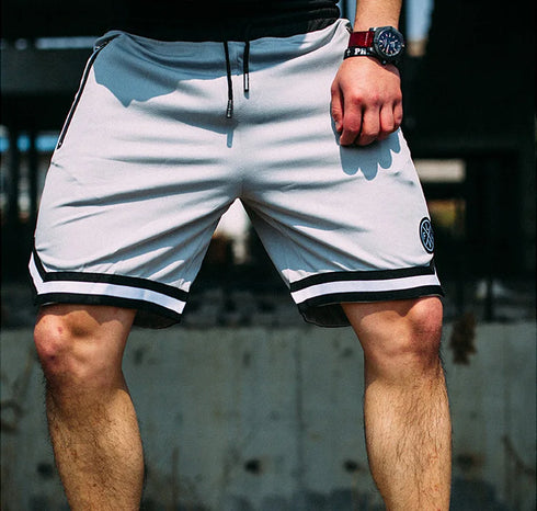 Men's Fitness Sports Shorts Gym Breathable Quick Dry Pants