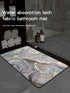 Luxury Bathroom Mats Anti Slip Quick Dry Foot Floor Mat Washable Doormat Carpet