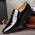 Luxury Oxford Leather Shoes for Men Breathable Patent Formal Footwear for Office and Wedding