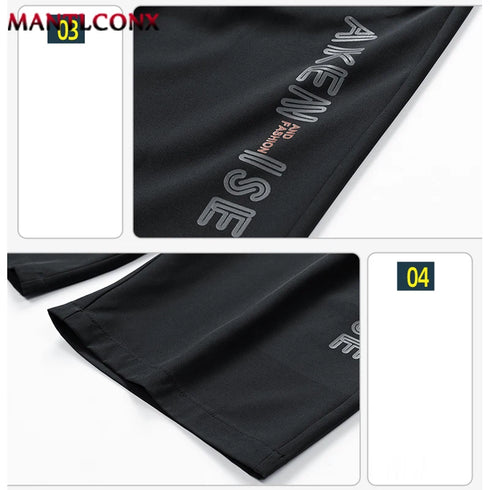 Fashion Sports Shorts Men Elastic Waist Breathable Quick Dry Bottom