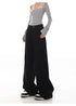 Stylish Wide Leg Black Jeans for Women - Embrace Korean Fashion Streetwear with Baggy Straight Denim Pants Perfect for Fall Outfits and Casual Days
