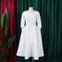 Elegant Women Party Dresses A Line with Waist Belt for Classy Office and Wedding Guests