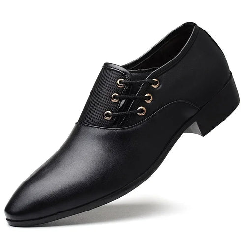 Men's Formal Leather Oxford Shoes for Business and Casual Occasions