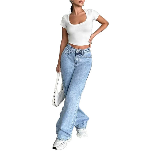 Baggy Jeans High Waisted Loose Denim for Women Vintage Style Casual Everyday Jeans
