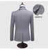 Men's Business Casual Suit Set Blazer Vest Pants Fashionable Slim Fit for Weddings and Work