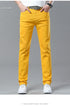 Men's Colorful Denim Stretch Comfortable Jeans for Casual Business Wear