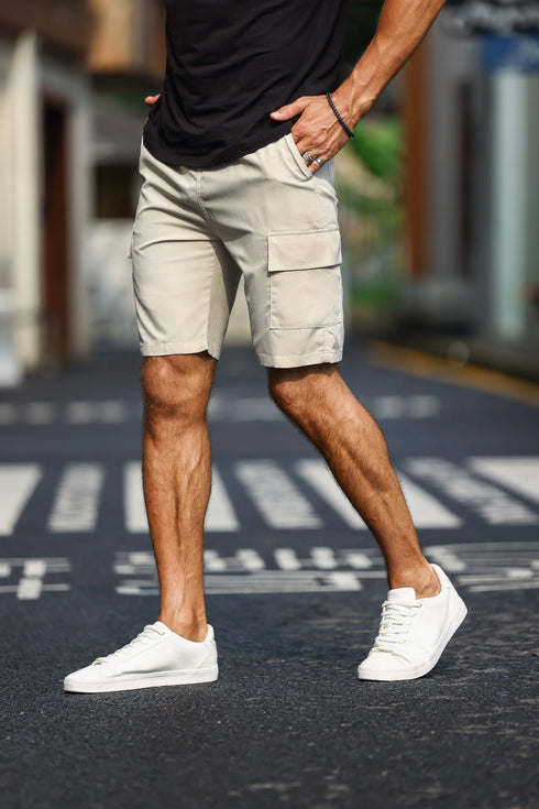 Men's Plain Casual Comfy Cargo Shorts for Summer Clothing