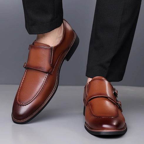 Comfortable Soft Leather Loafers Shoes for Men Elegant Business Wedding Casual Outdoor Driving
